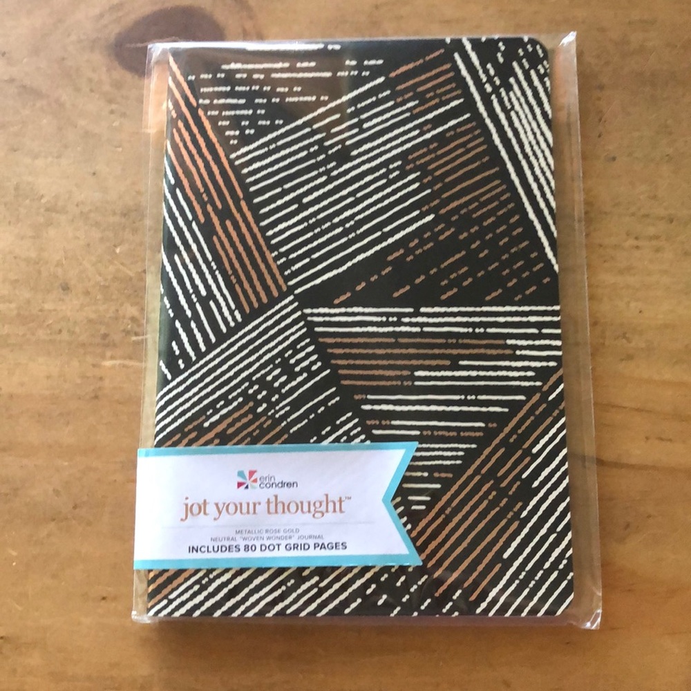 Erin Condren petite journal metallic rose …